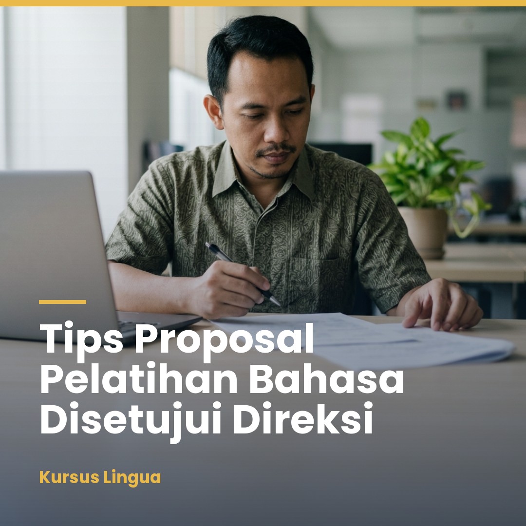 Menyusun Anggaran Pelatihan Bahasa yang Disetujui Direksi